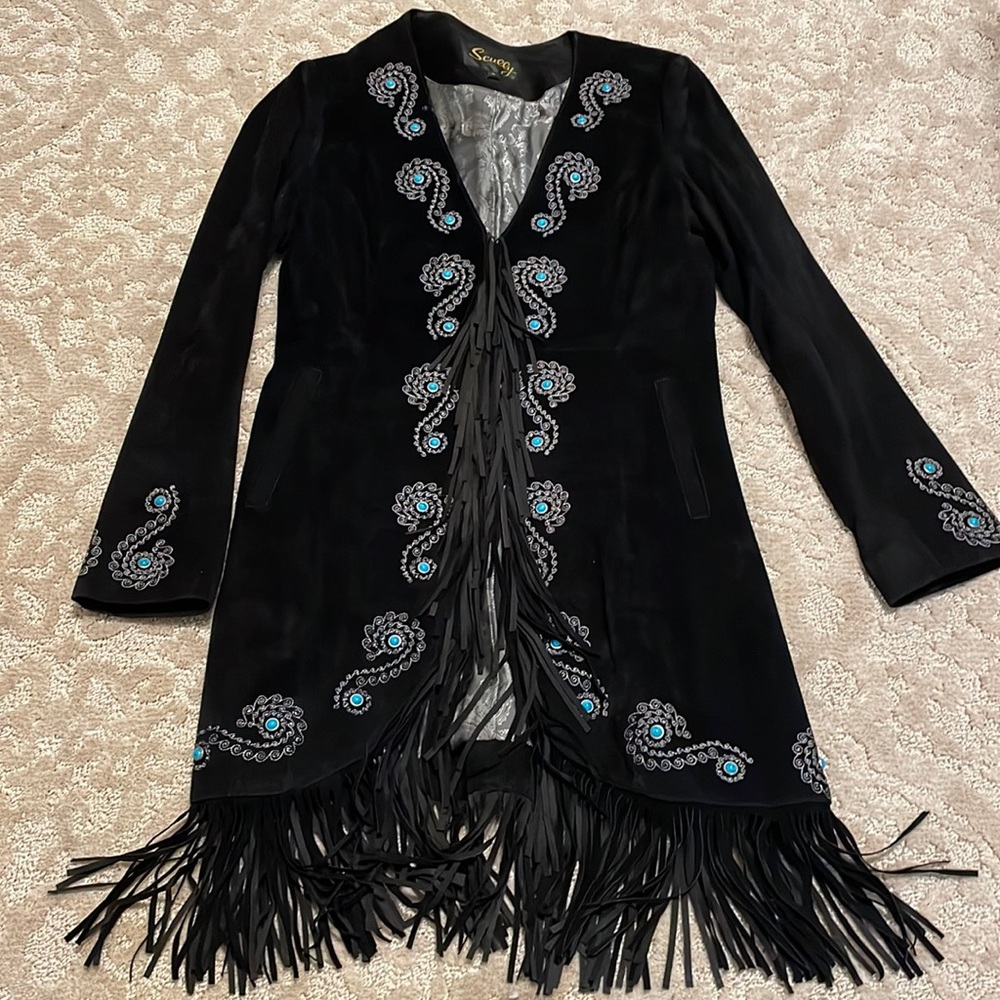 Women’s leather duster
